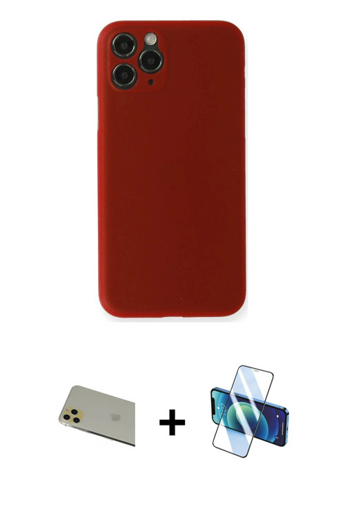 iPhone 11 Pro Max Kılıf Yadigar Yansıma Serisi - Siyah 3D Antistatik Seramik Nano Ekran Koruyuc