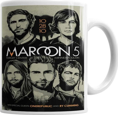 Maroon 5 Kupa Bardak Porselen