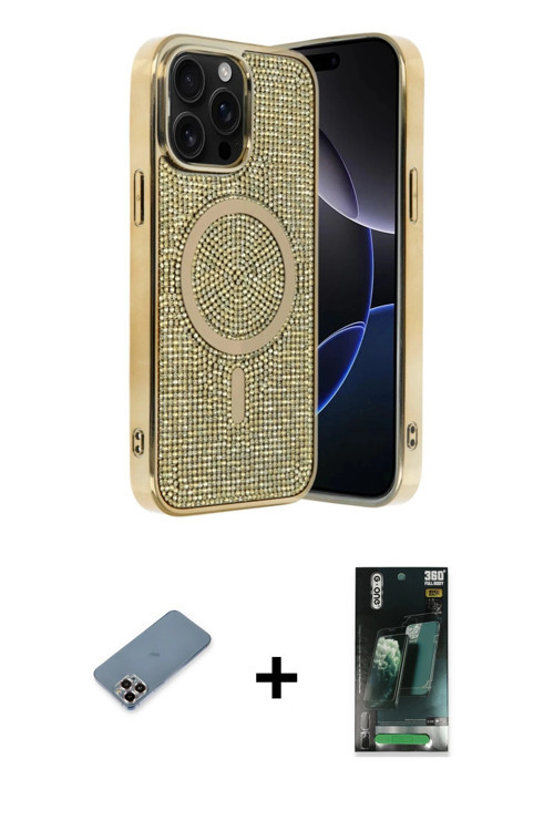 ieg™ iPhone 12 Pro Kılıf Eksen Çizgi - Şeffaf 360 Full Body Arka Koruyucu + Mor Metal Kamera Lens Ko