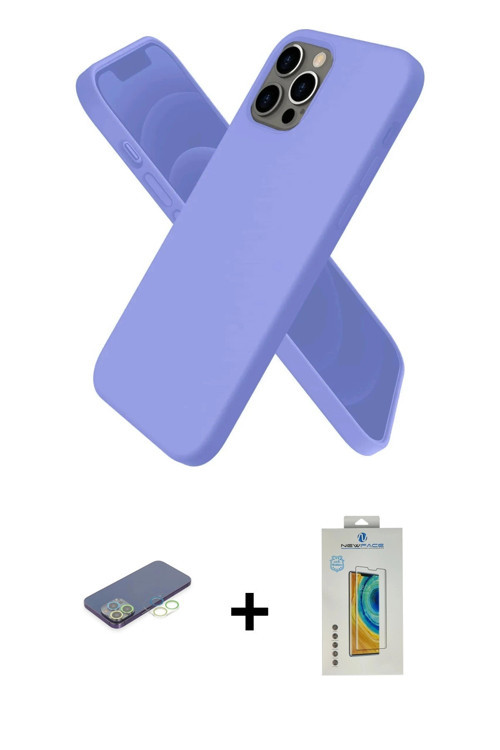 ieg™ iPhone 12 Pro Kılıf Kozmos Yansıma Özel Seri - Siyah Polymer Nano Ekran Koruyucu + Yeşil Renkli