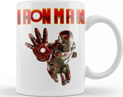 Iron Man Kupa Bardak Porselen