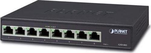 Yönetilemeyen Switch (Unmanaged Switch)&lt;br&gt;8-Port 10/100/1000BASE-T&lt;br&gt;Dahili güç adaptö