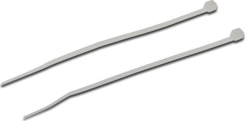 Kendiliğinden Kilitlenen Naylon Kablo Bağları, 3*100MM, Paket İçeriği: 100 adet, Beyaz Renk<br>