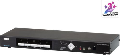 4-Port USB HDMI Multi-View KVMP™ Switch