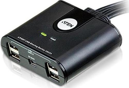 USB Arayüzüne Sahip Cihazları Paylaştıran Switch, USB 2.0 , 4 PC, 4 USB Cihaz (4-Port USB Peripheral