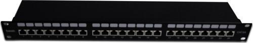 19&quot; 1U 24 port CAT6A STP Patch Panel, LSA/IDC 90 derece punch ISO11801 Class Ea&lt;br&gt;B