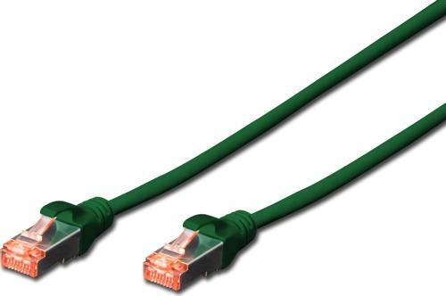 CAT 6 SFTP/PIMF (Pairs In Metal Foil) Patch Kablosu, 0,5 metre, LSZH, AWG 26, Yeşil Renk