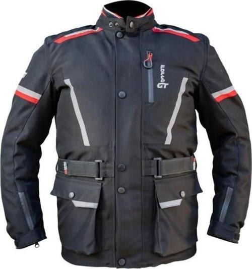 1086 Hattena Full Koruma 4 Mevsim Kışlık Motosiklet Montu 2XL Beden Siyah
