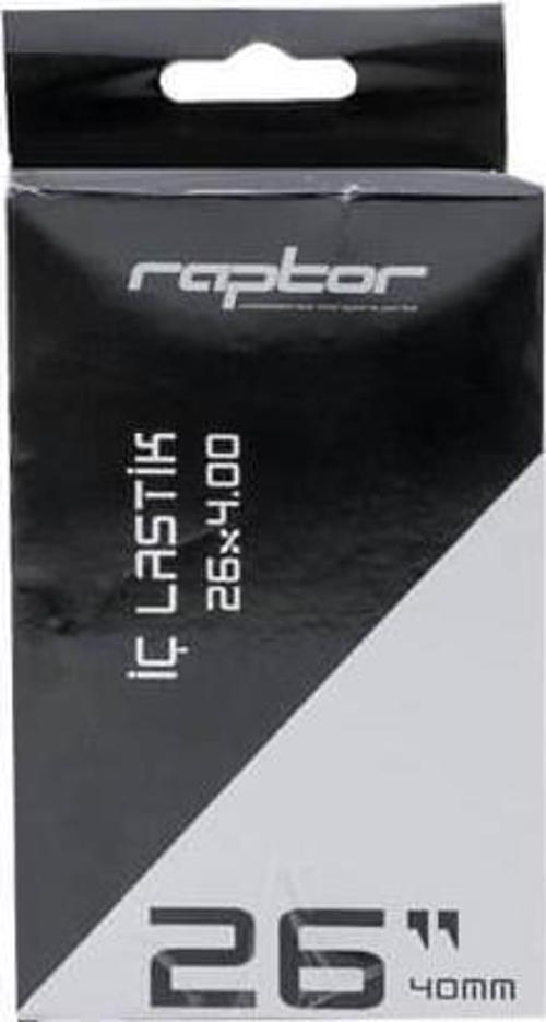 RAPTOR Fat Bike İç Lastik 26 x 4.00 AV40mm Bisiklet Fat Bike İç Lastiği Siyah