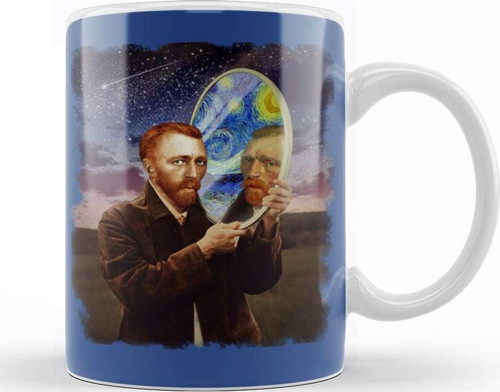 Van Gogh Kupa Bardak Porselen