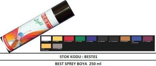 BİSİKLET SPREY BOYA BEST SPREY BOYA 250 ml 1.SINIF