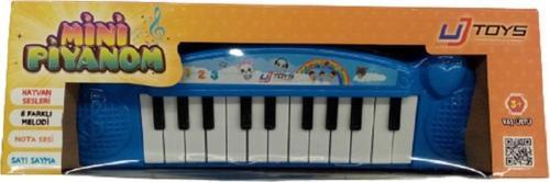 UJ Toys Piyano Kutulu Melodi, Nota, Sayı, Hayvan Sesleri 2 Renk