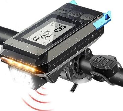 Forte GT 6145 Bisiklet 450 Lümen Ön Işık Ve Km Saati Wıreless Kablosuz Mavi
