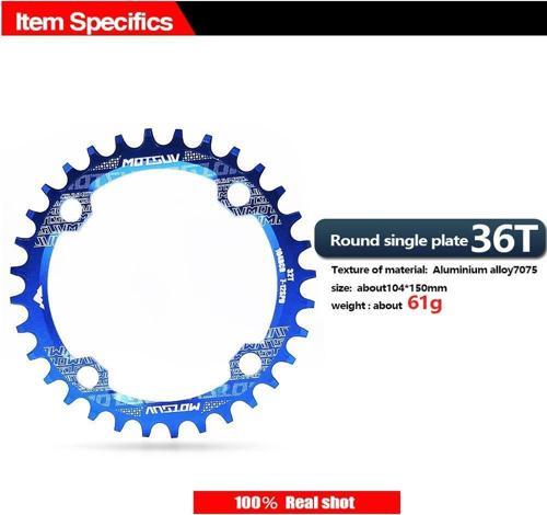 Motsuv Bisiklet Aynakol Tek Yaprak  8/9/10/11 Vites  34T MAVİ