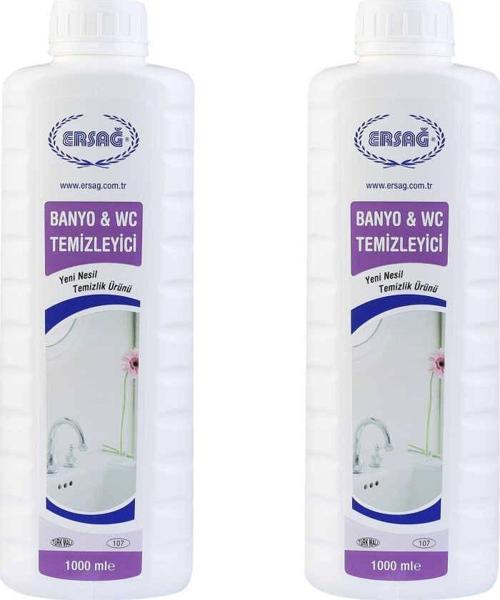 Antibakteriyel Banyo & WC Temizleyici 1000 ml x 2 Adet