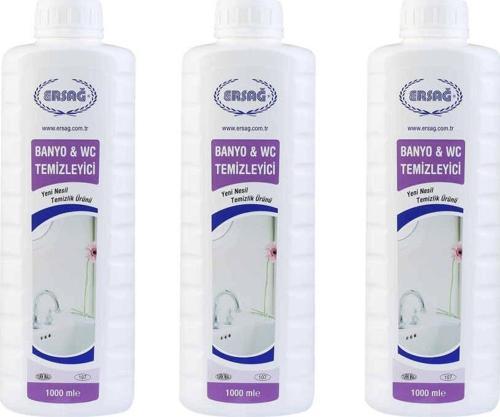 Antibakteriyel Banyo & WC Temizleyici 1000 ml x 3 Adet