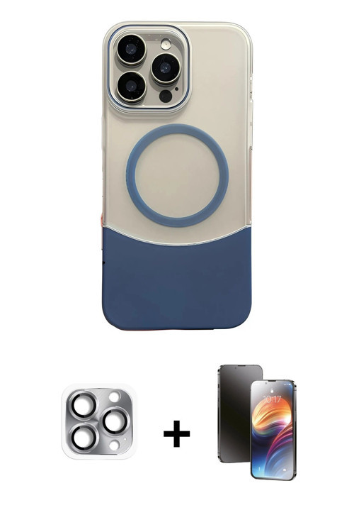 ieg™ iPhone 16 Pro Max Kılıf Kozmos Form Özel Seri - Siyah 3D Antistatik Mat Seramik Nano Ekran Koru