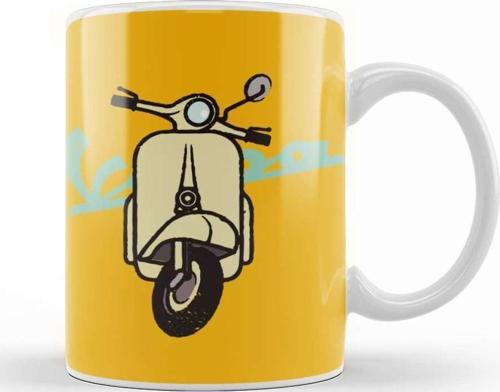 Vespa 01 Kupa Bardak Porselen