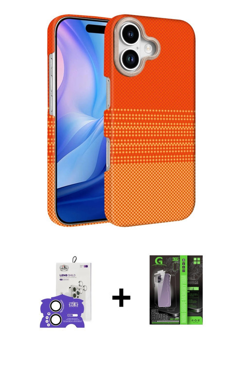 ieg™ iPhone 17 Kılıf Doruk Serisi - Siyah 360 Mat Full Body Arka Koruyucu + Açık Yeşil Bilvis Titan
