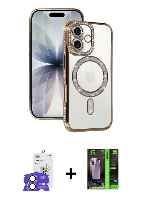 ieg™ iPhone 17 Kılıf Zirve Doku Prime - Siyah 360 Mat Full Body Arka Koruyucu + Açık Yeşil Bilvis Ti