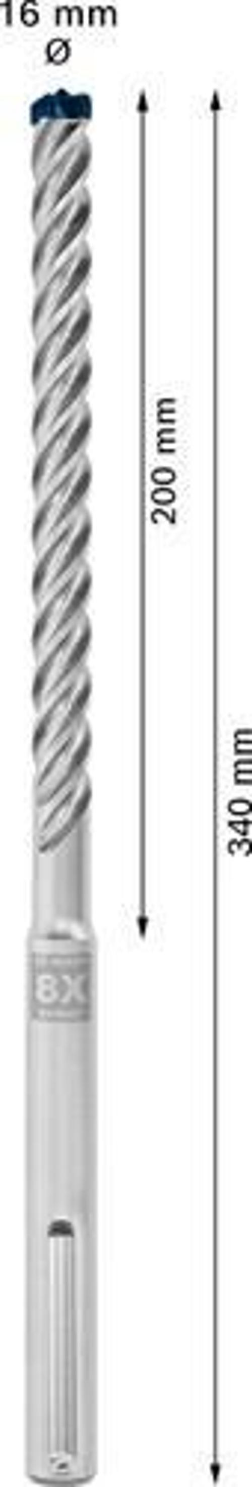 Expert SDS-Max-8X K-Delici Ucu 16*340 mm 1'li