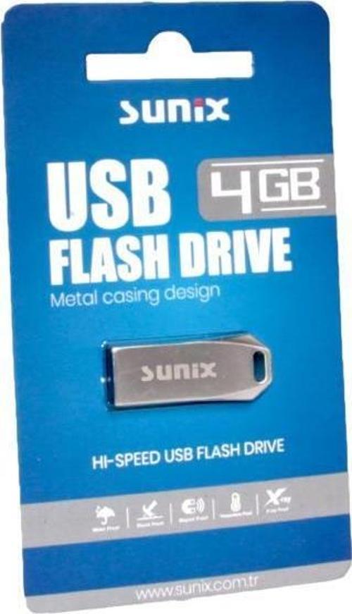 4 GB Metal USB Flash Bellek