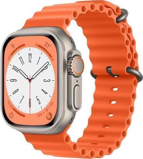 Apple Watch 38mm / 40mm / 41mm Uyumlu Akıllı Saat Kordonu Turuncu
