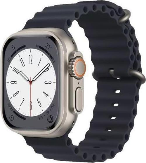 Apple Watch 38mm / 40mm / 41mm Uyumlu Watch Kordon Siyah