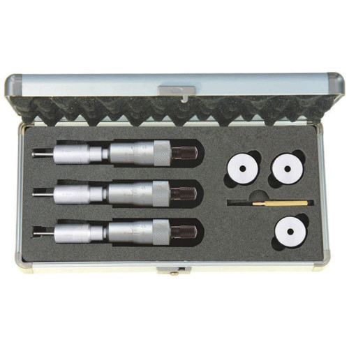 6-12x0.004mm 3-nokta Temasli Mekanik Mikrometre