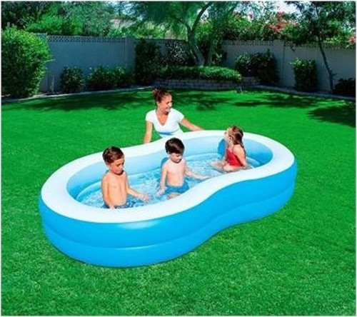 Jumbo Oval Şişme Havuz 262 x 157 cm BW54117