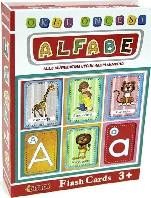 Alfabe Flash Cards Türkçe Flash Kartlar Orijinal Ürün