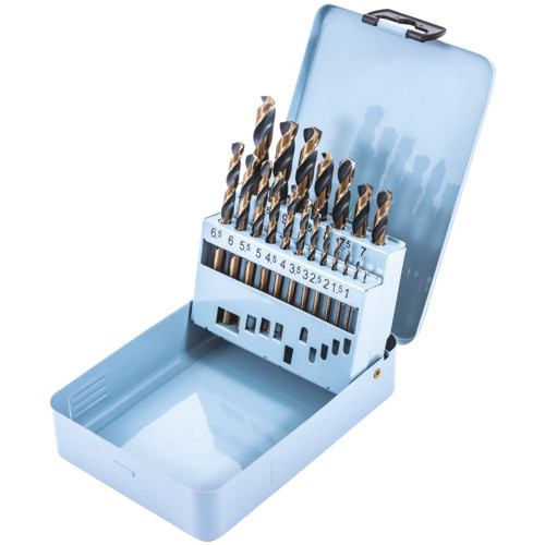 DIN338 MATKAP SETİ 19 PARÇA 1-10mmx0.5 HSS