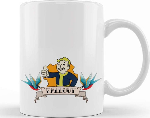 Fallout Kupa Bardak Porselen