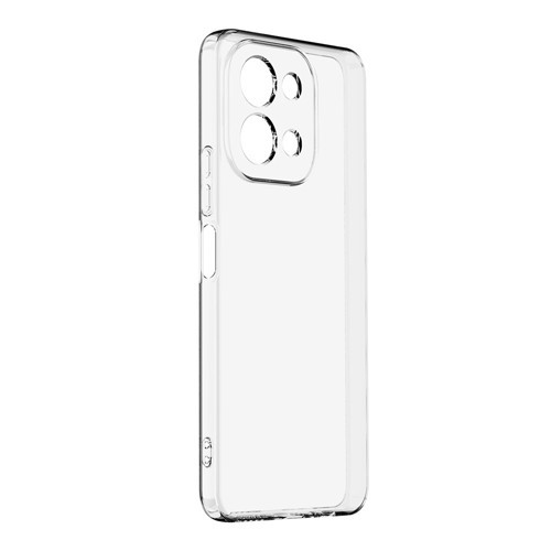 Vivo Y28 Kılıf Mkst Süper Silikon Kapak - Şeffaf