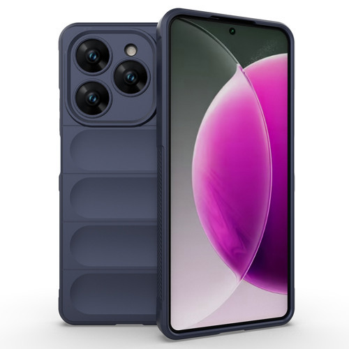 Tecno Spark 20 Pro 4G Kılıf Esnek TPU Oyuklu Arka Yüzey Tasarımlı MKST Etnik Silikon Kapak - Laciver