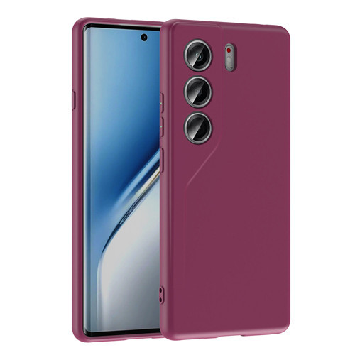Tecno Camon 40 4G Kılıf MKST Mara Lansman Kapak - Koyu Mor