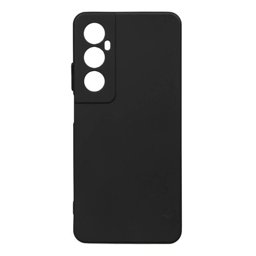 Realme C65 4G Kılıf MKST Biye Silikon-Siyah