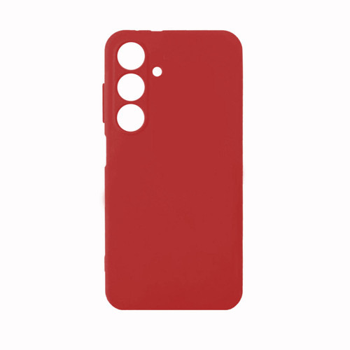 Galaxy S24 Uyumlu MKST Biye Silikon-Kırmızı