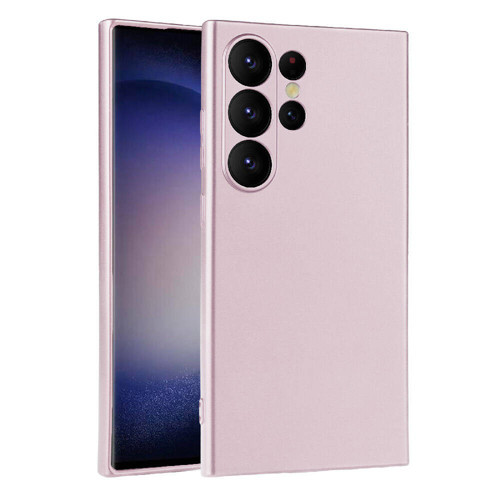 Galaxy S24 Ultra Uyumlu MKST Premier Silikon Kılıf-Rose Gold