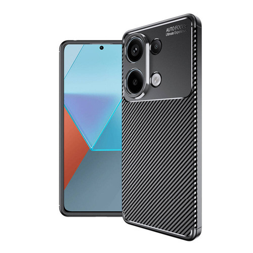 Redmi Note 13 4G Kılıf MKST Negro Silikon Kapak-Siyah