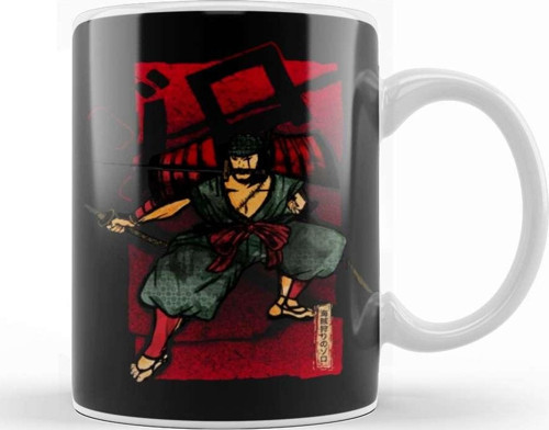 Samurai Kupa Bardak Porselen