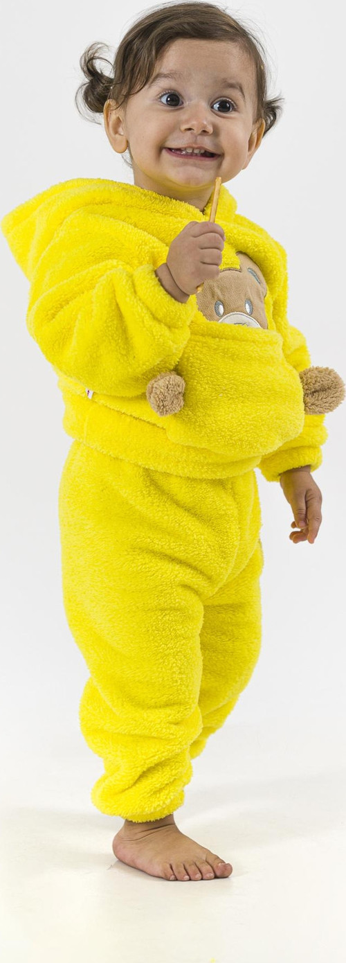 Welsoft Peluş Unisex Kışlık Bebek Takımları Çocuk Giyim Bebek Kıyafeti Çocuk Kostümü welsoft takım TKMWLS