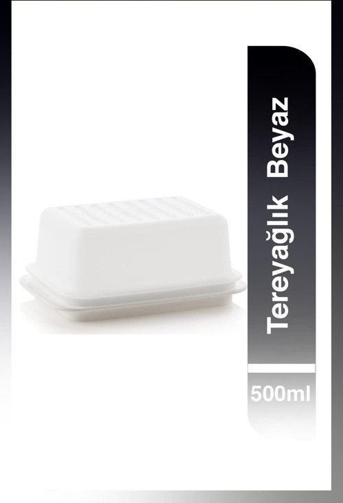 Tereyağlık 500 Ml Beyaz