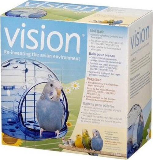 Vision Kuş Plastik Banyoluğu Mavi