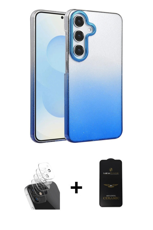 ieg™ Galaxy A25 5G Kılıf Kıvılcım Minimal Özel Seri - Siyah 6D Antistatik Mat Seramik Hayalet Nano E