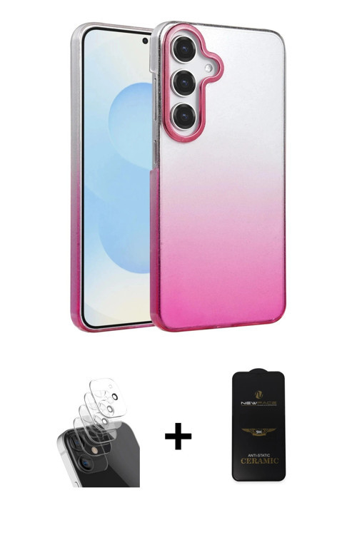 ieg™ Galaxy A25 5G Kılıf Kıvılcım Minimal Özel Seri - Siyah 6D Antistatik Mat Seramik Hayalet Nano E