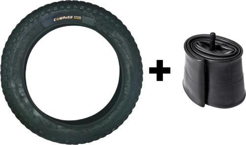 20x4.0 Fat Bike Bisiklet Lastik Seti 1 Dış + 1 İç