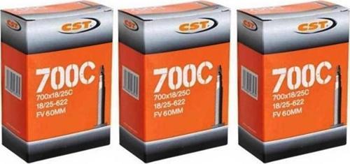 700x18-25 Presta Sibop 60mm 3lü Bisiklet İç Lastik Seti