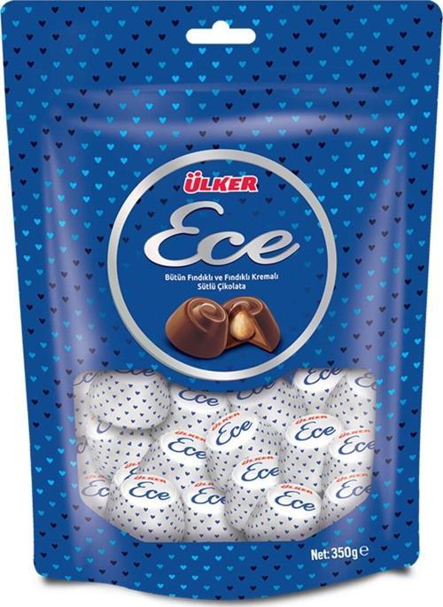 Ece Bütün Fındıklı Sütlü Çikolata 350 gr