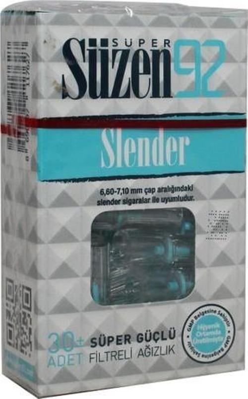 92 Slender Filtre Ağızlık 30 Adet Slender